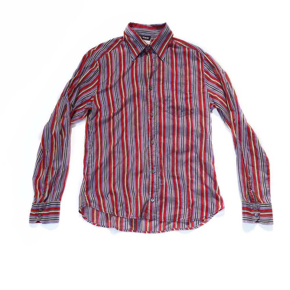 DOLCE & GABBANA STRIPED SHIRT